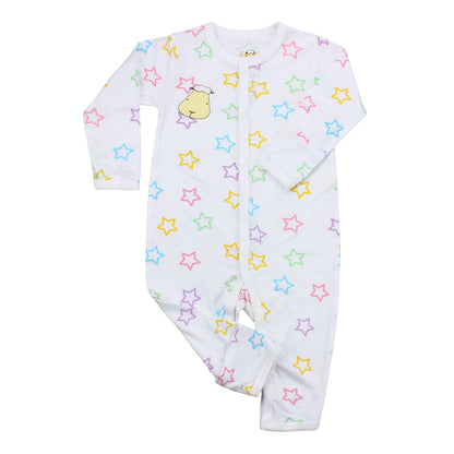 Baa Baa Sheepz - Button Long Sleeve Romper (4544377815074)