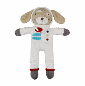Zubels - Cosmos the Spacedog Handknit Cotton Doll (4546818408482)