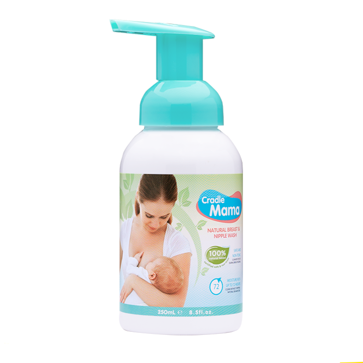 Cradle - Mama Natural Breast & Nipple Wash 250ml Foam Bottle (4563298877474)