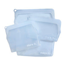 Load image into Gallery viewer, Store It - Platinum Silicone Reusable Storage Bag (4828199682082)
