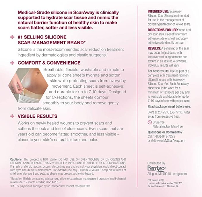 By the Bay - ScarAway Silicone Scar Sheets for C-Sections (6537532473378)
