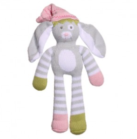 Zubels - Floppy Bunny the Rabbit Handknit Cotton Doll (4546822537250)