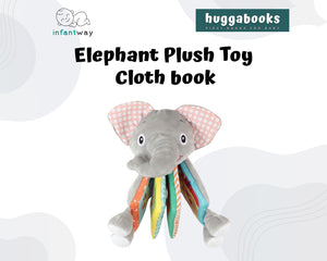 Infantway - Huggabooks Plush Toy Cloth Book (6801764122658)
