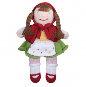 Zubels - Little Red Riding Hood Handknit Cotton Doll (4546829778978)