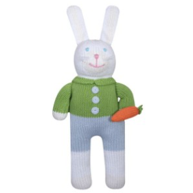 Zubels - London Collin the Bunny Handknit Cotton Doll (4546829942818)