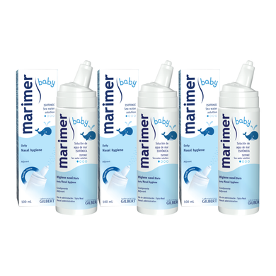 Marimer Baby - Isotonic Seawater Nasal Spray 100ml Pack of 3 (6546662359074)