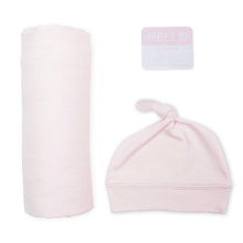 Load image into Gallery viewer, Lulujo - Baby Bamboo Bonnet &amp; Swaddle Set (4564272742434)
