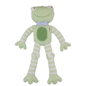 Zubels - Reginald the Frog Handknit Cotton Doll (4546838921250)