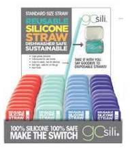 Load image into Gallery viewer, Moms Unlimited - GoSili Reusable Silicone Straw with Tin Travel Case (4510385373218)
