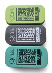 Moms Unlimited - GoSili Reusable X-Wide Straw with Tin Travel Case (4510390419490)