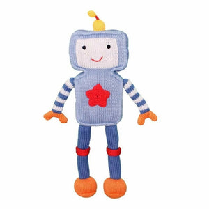 Zubels - Riley the Robot Handknit Cotton Doll (4564279001122)