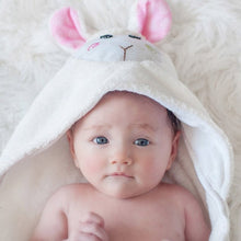 Load image into Gallery viewer, Zoocchini - Lola the Lamb Baby Hooded Towel (4835979919394)
