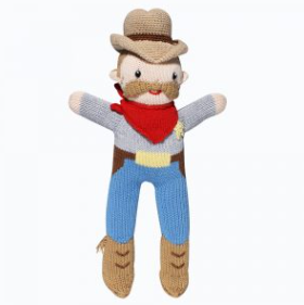 Zubels - Sam the Sheriff Handknit Cotton Doll (4546835578914)