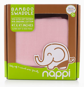 Nappi Baby - Bamboo Muslin Swaddle 1/47" (4538406502434)