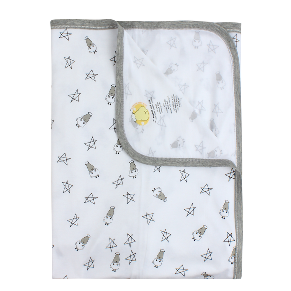 Baa Baa Sheepz - Single Layer Baby Blanket (4544382435362)