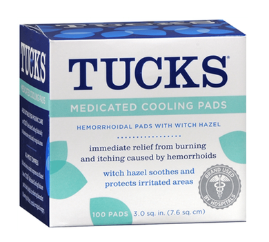 By the Bay - TUCKS® Medicated Cooling Pads 100ct (6537532506146)