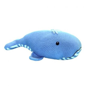Zubels - Wally the Whale Handknit Cotton Doll (4546838298658)