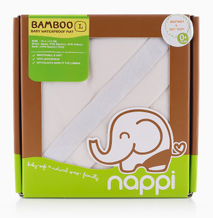 Nappi Baby - Bamboo Waterproof Mat (4538410172450)