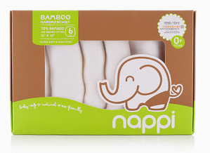 Nappi Baby - Bamboo Muslin Hanky 6/12" (4538407878690)