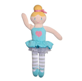 Zubels - Zoe the Ballerina Handknit Cotton Doll (4546838429730)